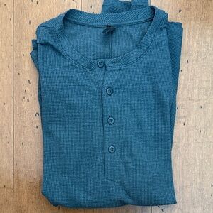 Lululemon Men’s Blue Henley Shirt